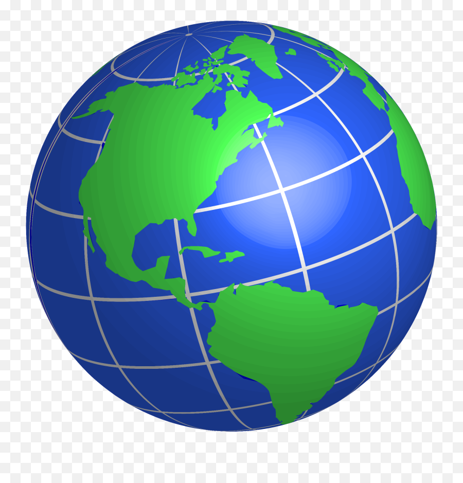 Animated Globes - Clipart Transparent Background Globe Emoji,Planet Earth Emoji