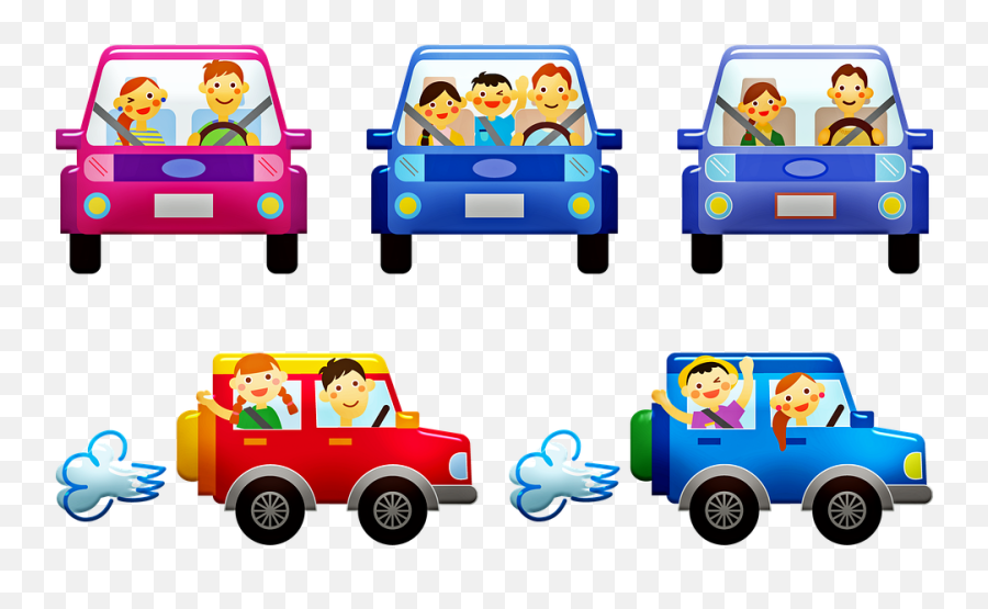 People In Cars Family Car - Tell Me What You Drive And I Will Tell You Who You Are Emoji,Road Trip Emoji