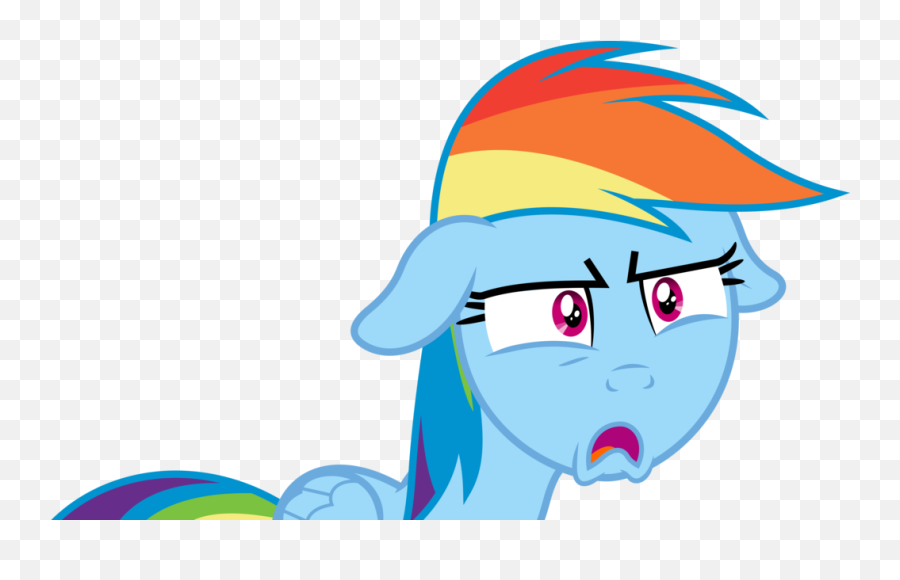 Shock Vector Shocked Transparent Png - Mlp Rainbow Dash Funny Face Emoji,Electrocuted Emoji