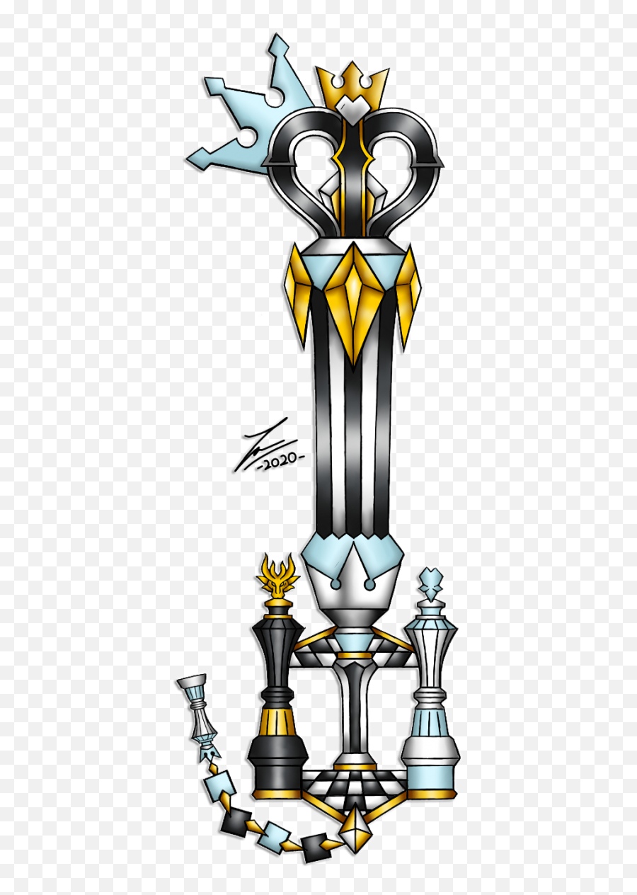 Zwischenschach - Drawings Kh13 For Kingdom Hearts Fanmade Keyblade Emoji,Chess Emoji