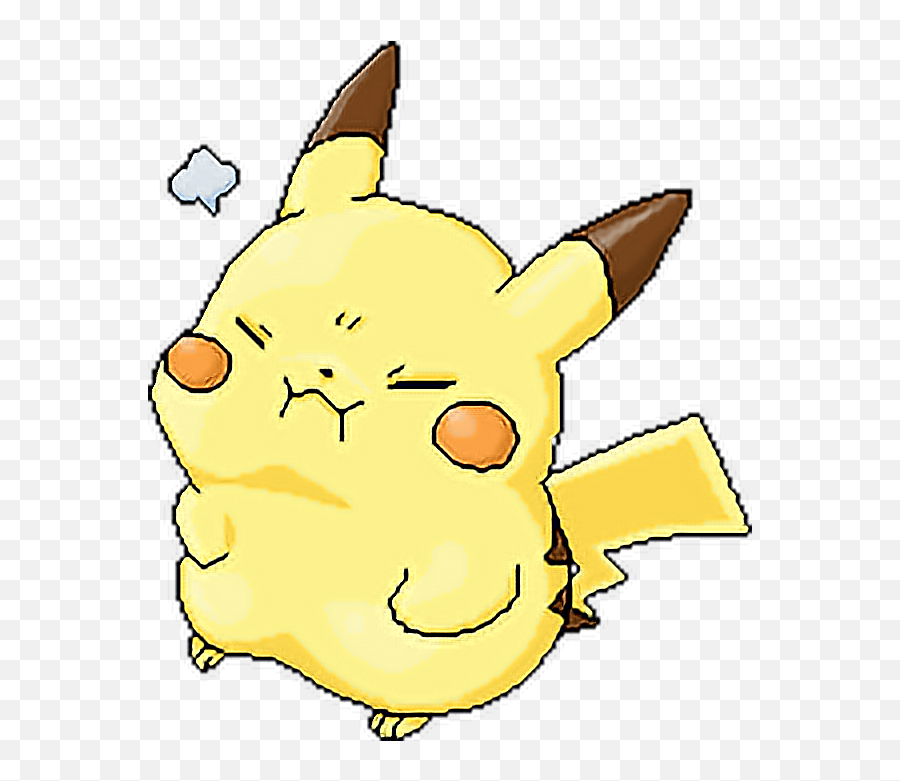 Pikachu Pokemon Chibi Kawaii Sticker Stickers Emoji Cut - Kawaii,Pikachu Emoji
