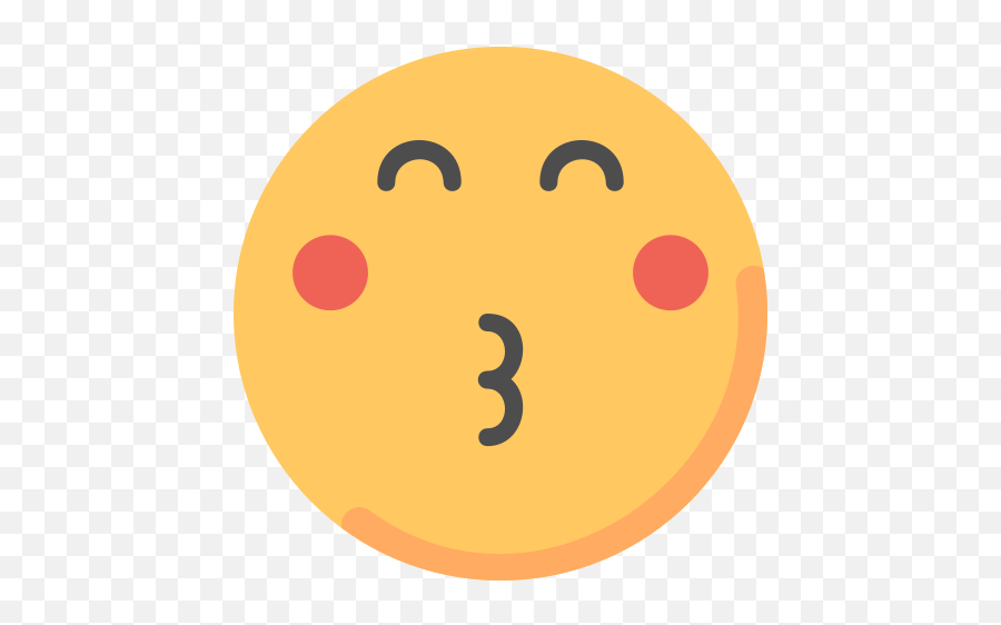 Kissing - Free Smileys Icons Circle Emoji,Chef Kiss Emoji