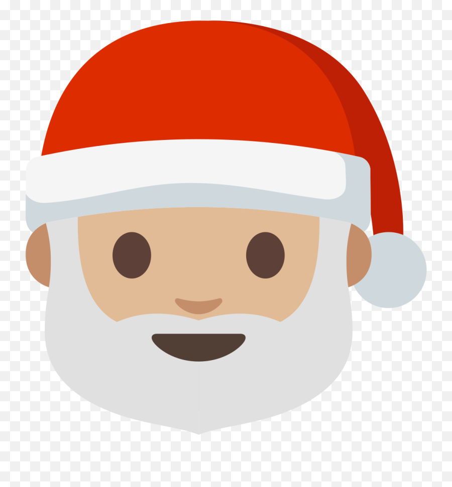 Fileemoji U1f385 1f3fcsvg - Wikimedia Commons Santa Claus Free Emoji,Red Head Emoji