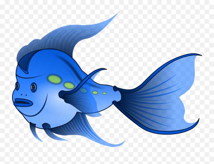 Picture - Blue Fish Clipart Emoji,Tropical Fish Emoji