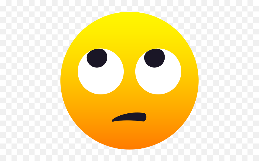 Emoji Face With Rolling Eyes To Copy - Rolly Eye Emoji,Sweating Laughing Emoji