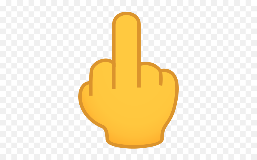 Emoji Middle Finger To Copy Paste - Prostredník Emoji,Left Ear Emoji