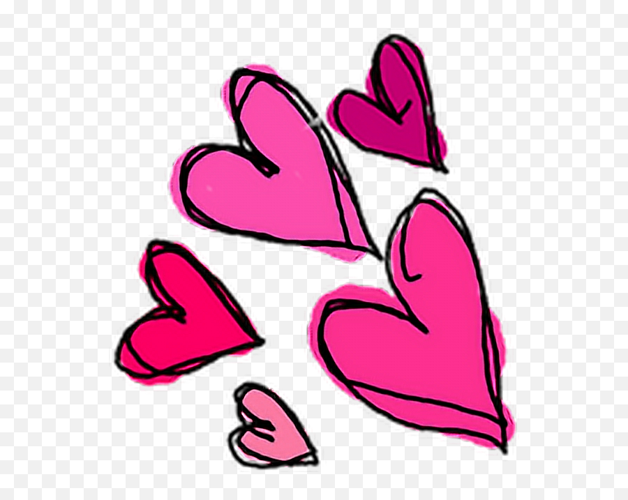 Heart Sweet Love Red Pink Tumblr Drawing Art Dress - Corazones Png Sin Fondo Emoji,Growing Heart Emoji