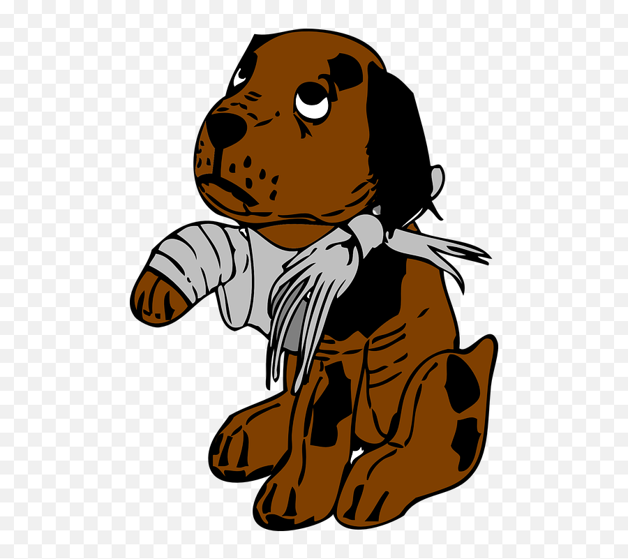 Free Dog Paw Dog Images - Dog With Broken Leg Clipart Emoji,Shake My Head Emoji