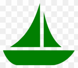 Green Boat 10 Icon - Sailboat Emoji