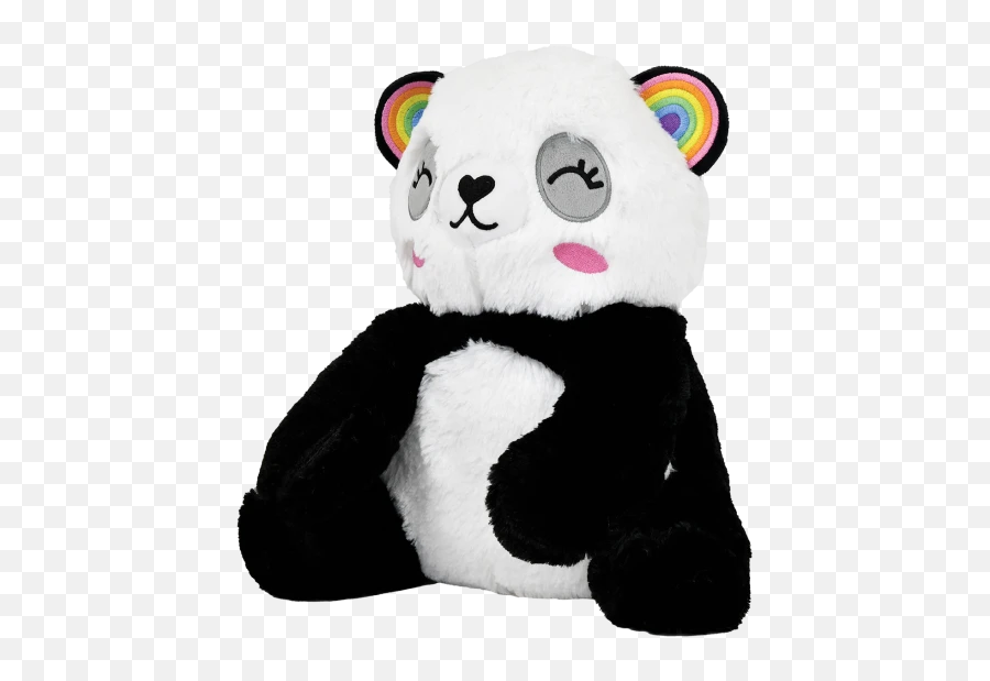 Panda Furry Pillow - Panda Pillow Emoji,Emoji Teddy Bears