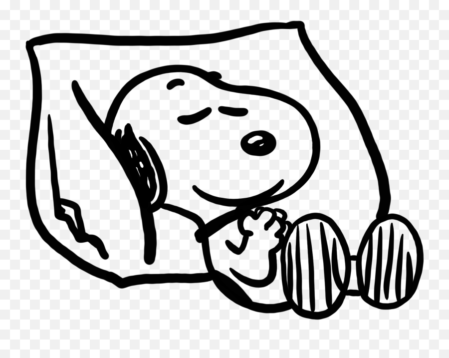 Snoopy Pillow Sleeping Nap Asleep Freetoedit - Clipart Napping Emoji,Sleeping Emoji Pillow