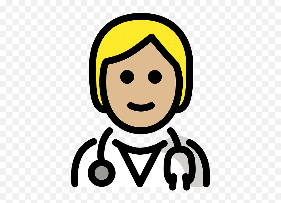 Health Worker Emoji Clipart Free Download Transparent Png - Happy,Black Lab Emoji