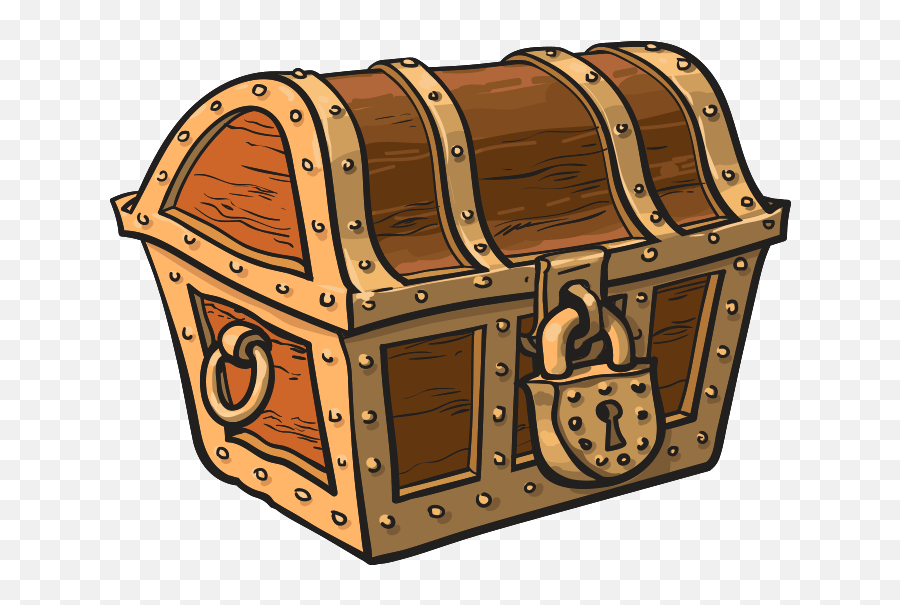 Treasure Pirate Treasurechest Chest Lock Closed - Empty Treasure Box Clipart Emoji,Treasure Chest Emoji