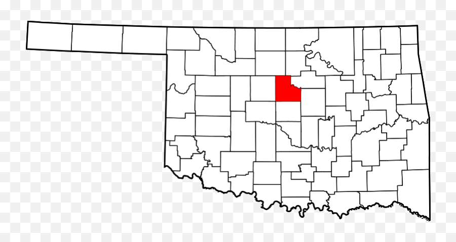 Map Of Oklahoma Highlighting Logan County - Tulsa Oklahoma County Emoji,Ok Emoji Png