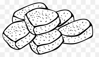 Chicken Nuggets Patties Serving Portion - Clip Art Emoji
