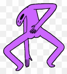 Booty Transparent Glitch Picture - Illustration Emoji,Twerking Emoticon