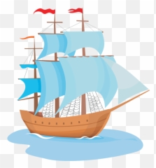 Ship Clip Art Clipart Image Clipartcow - Sailing Ship Clipart Emoji,Ship Emoji