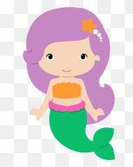 Pin - Cute Mermaid Clipart Emoji