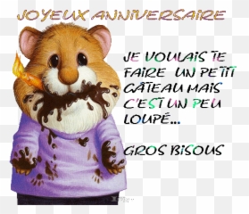 Top Hamsters Stickers For Android Ios - Happy Birthday Graphics Emoji,Hamster Emoticon