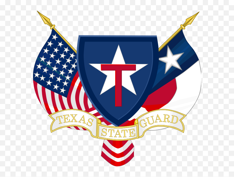 Texas State Guard Logo - Texas State Guard Symbol Emoji,Texas Flag Emoticon