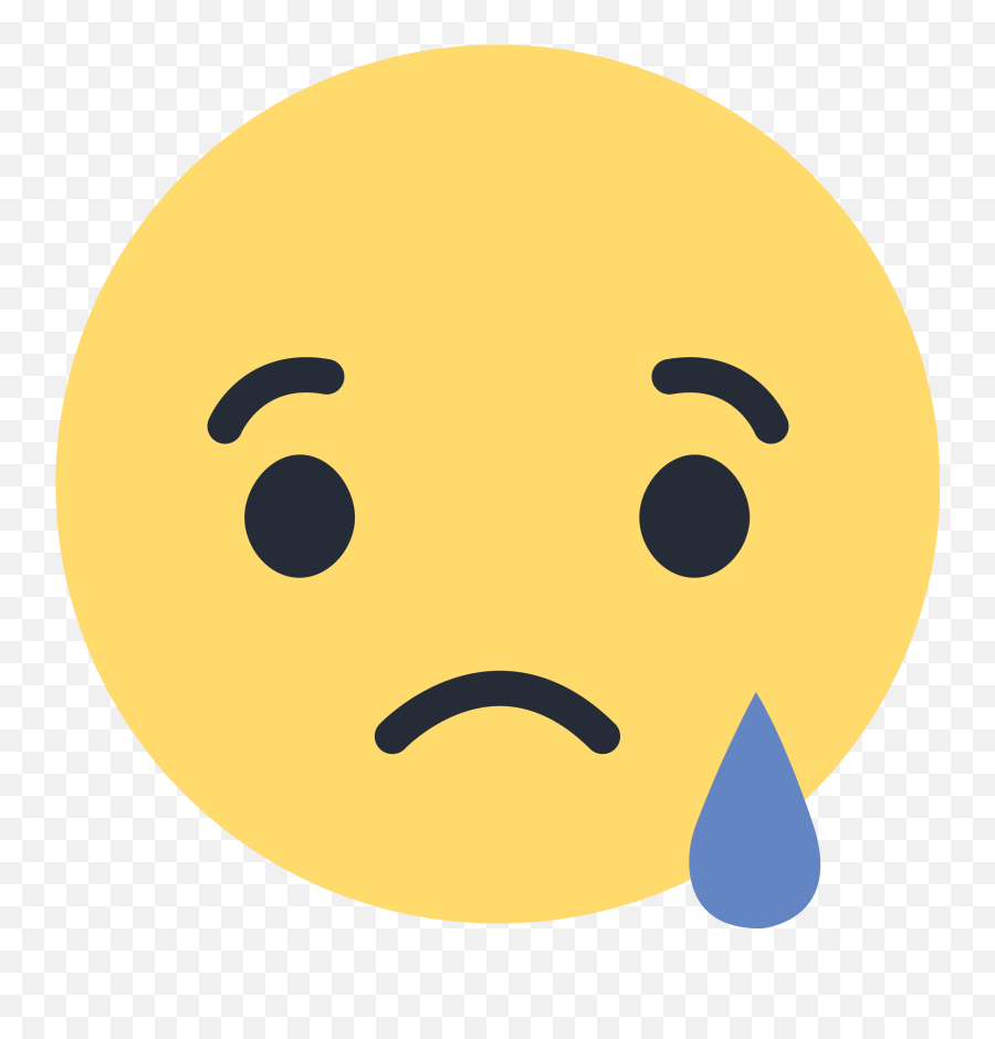 Sad Emoji Like Png - Facebook Sad Reaction Png,Emoji 73