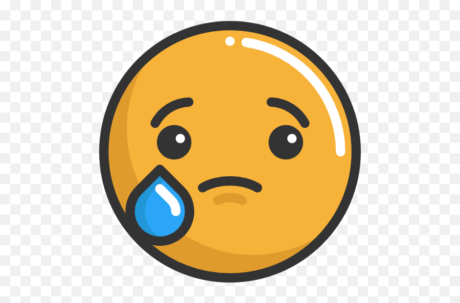 Crying Emoticons Emoji Feelings Smileys Icon - Emoticon,Crying Emoticon