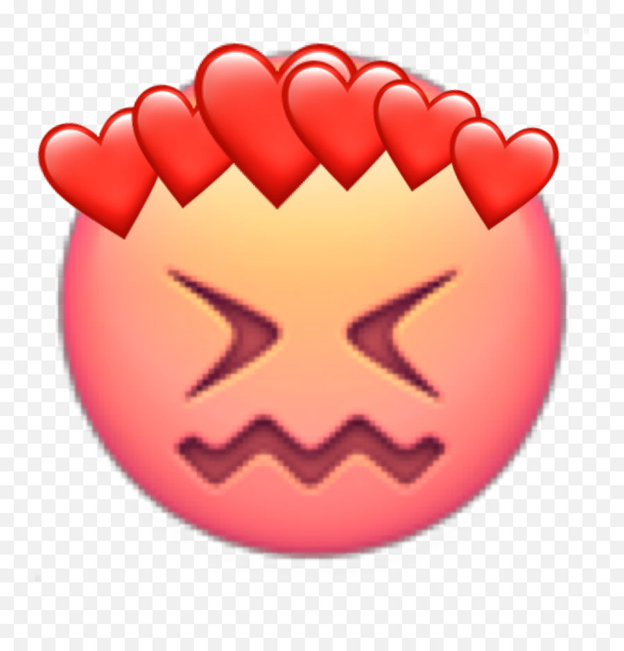 Emoji Lovecore Love Crushing Tsundere - Broken Heart Sad Emoji,Tsundere Emoji