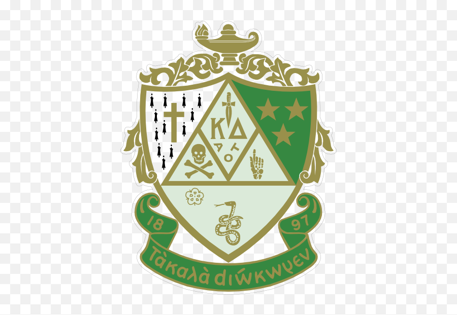 Kappa Delta Crest Die Cut Sticker - Kappa Delta Crest Emoji,Delta Emoji