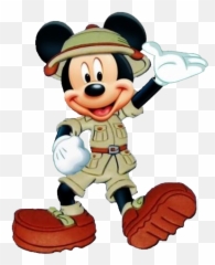 Mickey Mouse Indiana Jones Clipart - Animal Kingdom And Minnie Cartoon Emoji