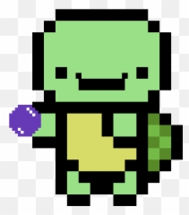 Pixilart - Turtle Pixel Art Emoji,Dont Know Emoticon