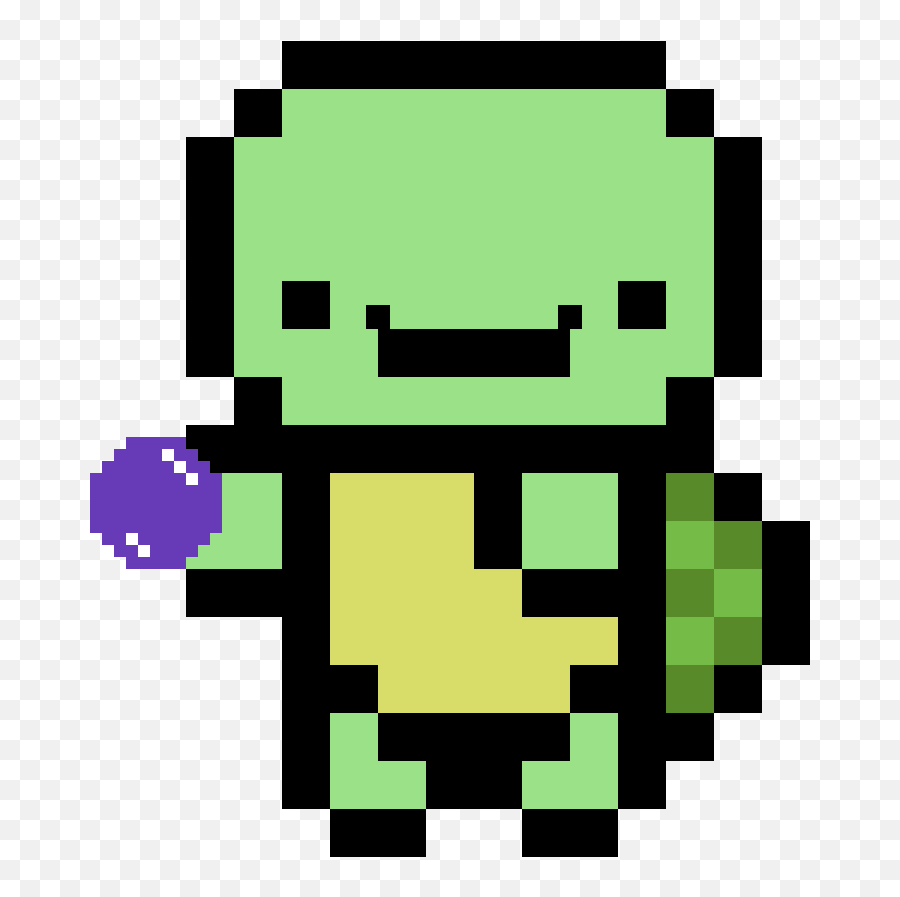 Pixilart - Turtle Pixel Art Emoji,Dont Know Emoticon