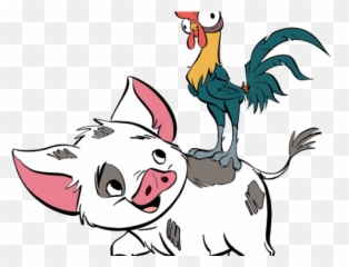 Stingray Clipart Moana - Moana Pua And Hei Hei Emoji,Moana Emoji