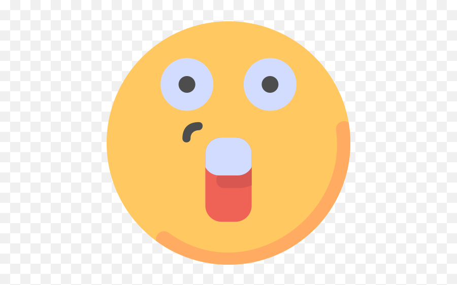 Surprised - Free Smileys Icons Circle Emoji,Scream Face Emoji