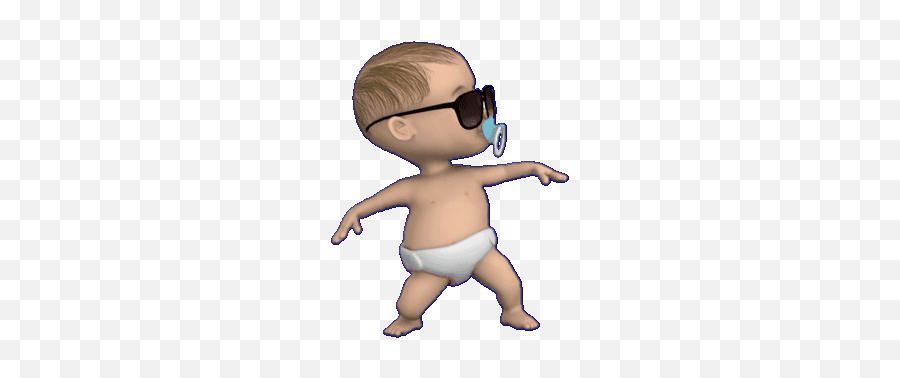 Dancing Baby Cartoon Gif Emoji,Baby Crawling Emoji