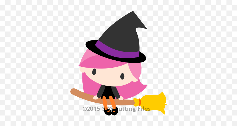 Kid Svg Files For Sure Cuts A Lot Svg Files Scal Files - Chibi Witch Png Emoji,Witch On Broom Emoji