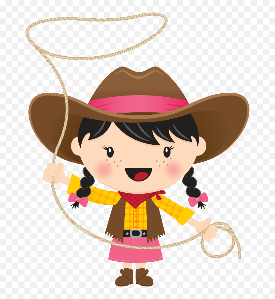 Cowgirl Clipart Cartoon Cowgirl Cartoon Transparent Free - Cowboy And Cowgirl Clipart Emoji,Cowboy Hat Emoji