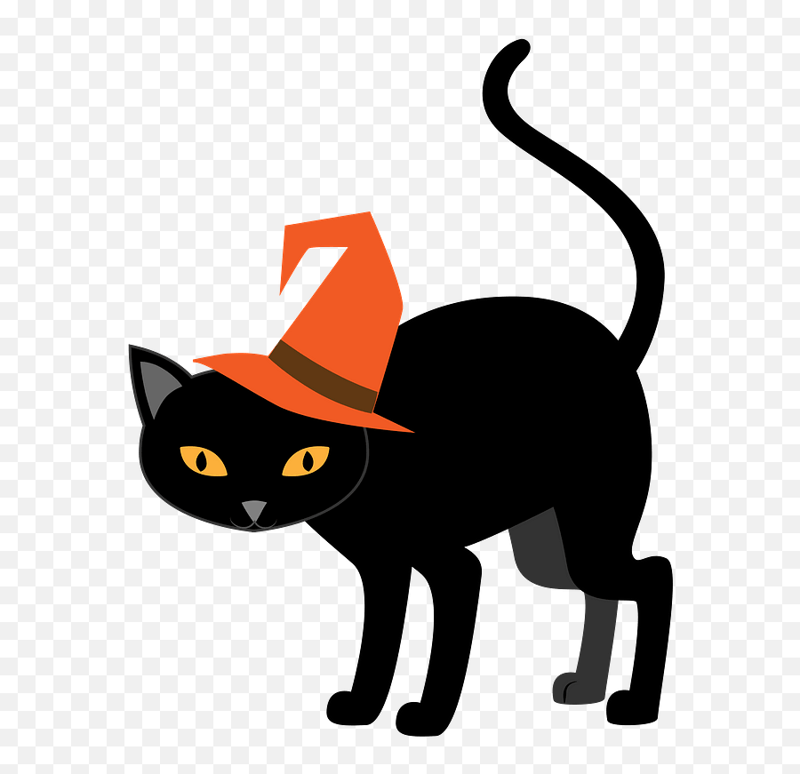 Halloween Cat Clipart Free Download Transparent Png - Clip Art Halloween Cats Emoji,Black Cat Emoji