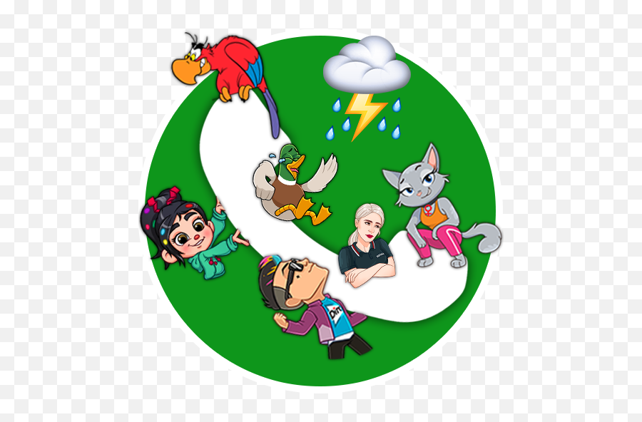 Stickers For Whatsapp - Wasticker App Aplicacions A Google Fictional Character Emoji,Emoticones De Whatsapp