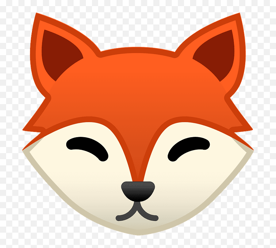 Fox Emoji Clipart - Fox Face Png,Red Panda Emoji