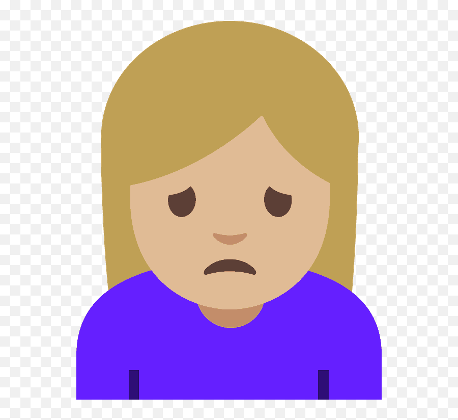 Person Frowning Emoji Clipart Free Download Transparent - Emoji,Person Emojis