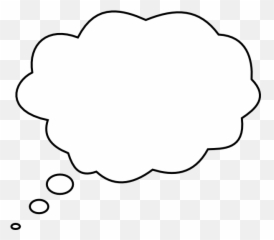 Think Bubble Png Picture - Black Shadow Thinking Png Emoji,Thinking Bubble Emoji