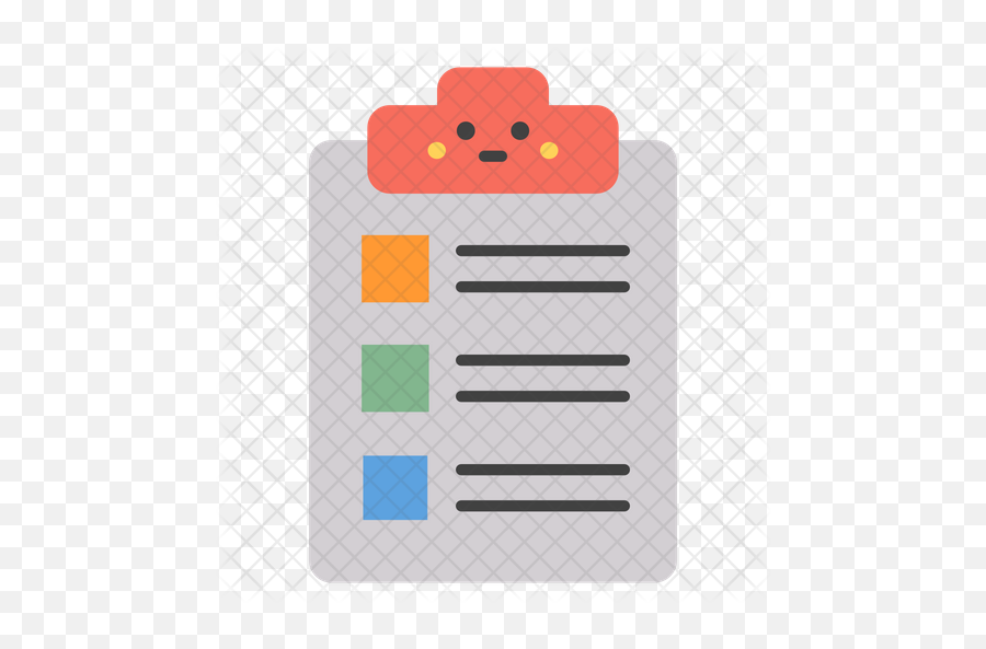 Survey Paper Emoji Icon - Cartoon,Emoji Binder