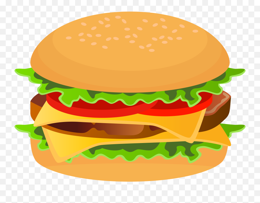 Hamburger Clipart Transparent - Cheeseburger Emoji,Google Hamburger Emoji