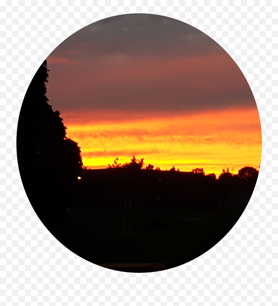 Sunset Sunsets Scenery - Circle Emoji,Sunset Emoji