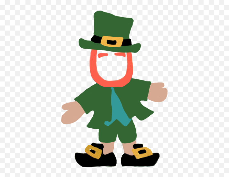 Five Little Leprechauns St - Cartoon Emoji,St Patrick's Day Emoticons