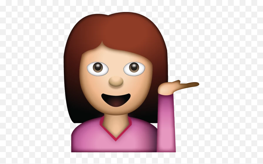 Woman Hand Gesture Emoji - Transparent Background Girl Emoji Png,Sassy Emoji
