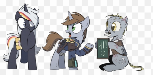 Elbowdeepinahorse Circa 2091 - Fallout Equestria Derpy Emoji