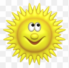 Bright Sun Png Images Collection For Free Download - Dibujo Sol A Color Emoji