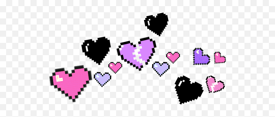 My Heart Crown Emoji Edit Goth Broke - Heart,Goth Emoji