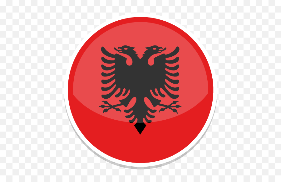Albania Icon - Albanian Flag Black And White Emoji,Albanian Eagle Emoji